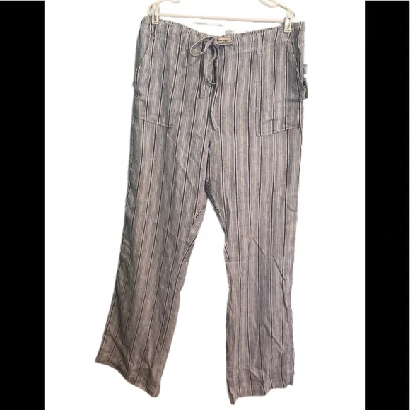 Alexander Jordan Pants Jumpsuits Nwt Alexander Jordan Striped Linen Pants Size Xl Poshmark